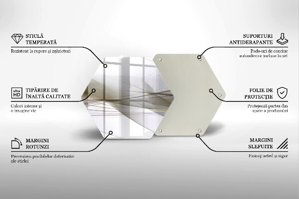 Glas Herdabdeckplatte Abstraktes Liniendesign