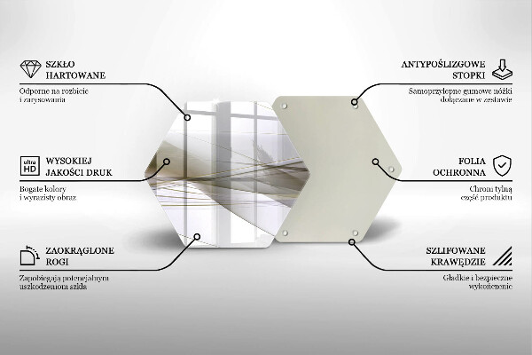 Glas Herdabdeckplatte Abstraktes Liniendesign