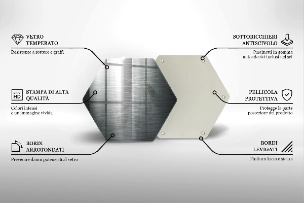 Glas Herdabdeckplatte Metallstruktur