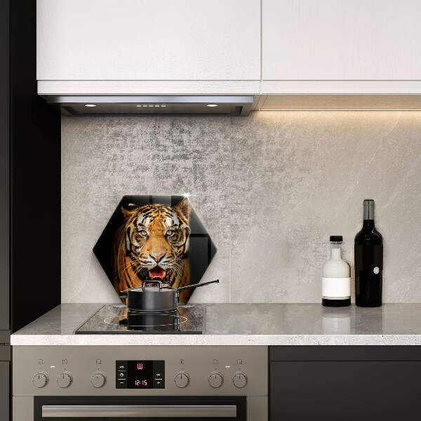 Glas Ceranfeldabdeckung Wildtiertiger