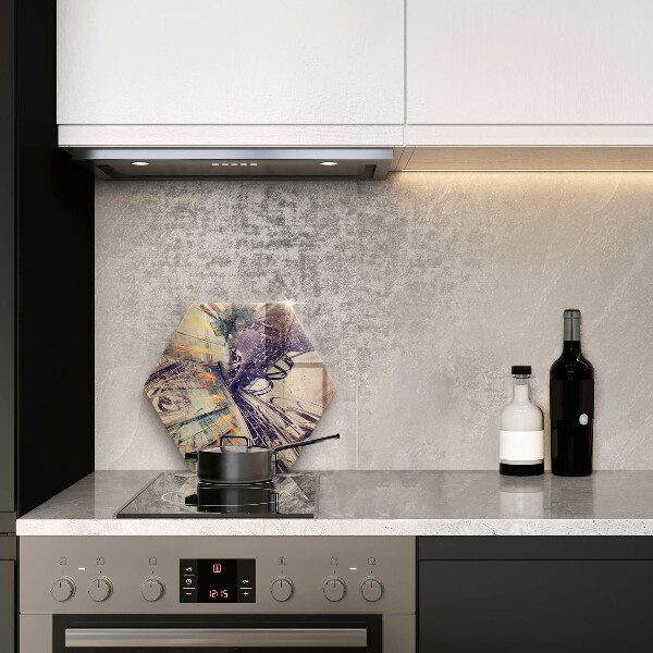 Glas Herdabdeckplatte Moderne Komposition