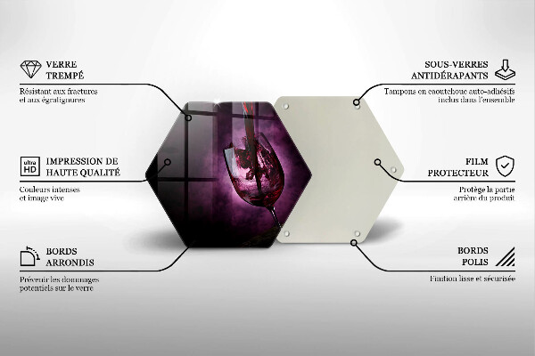 Glas Herdabdeckplatte Ein Glas Wein