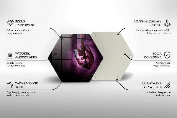 Glas Herdabdeckplatte Ein Glas Wein