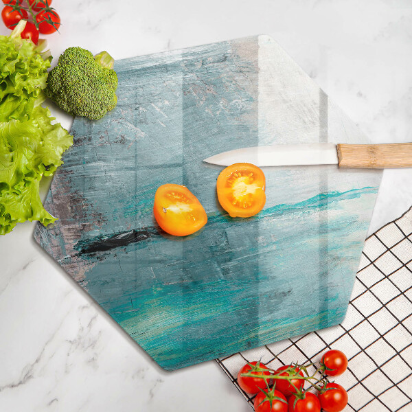 Glas Herdabdeckplatte Malen Sie Abstraktionshintergrund