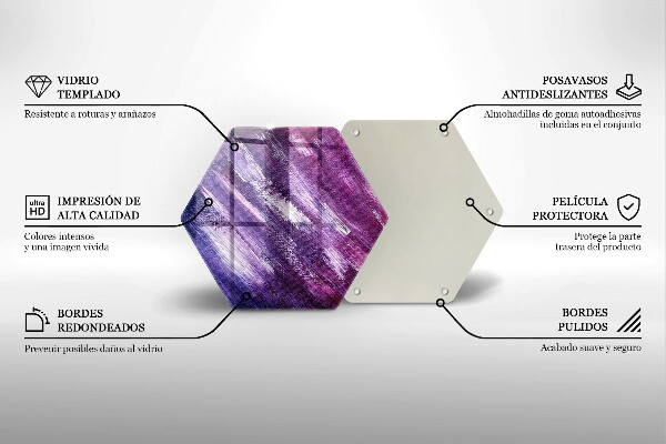 Glas Ceranfeldabdeckung Abstraktion malen