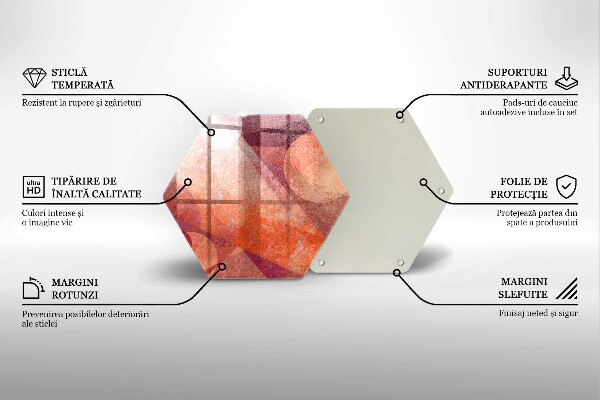 Glas Herdabdeckplatte Abstrakte Kunst