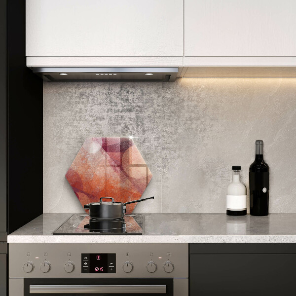 Glas Herdabdeckplatte Abstrakte Kunst