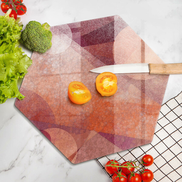 Glas Herdabdeckplatte Abstrakte Kunst