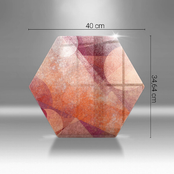 Glas Herdabdeckplatte Abstrakte Kunst