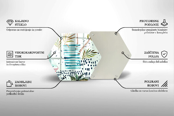 Glas Herdabdeckplatte Feiertagsillustrationen