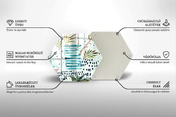 Glas Herdabdeckplatte Feiertagsillustrationen