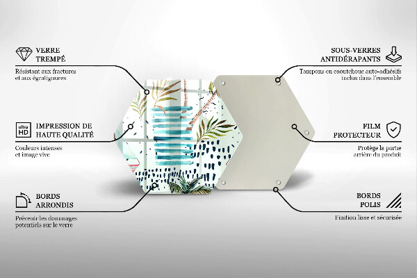 Glas Herdabdeckplatte Feiertagsillustrationen