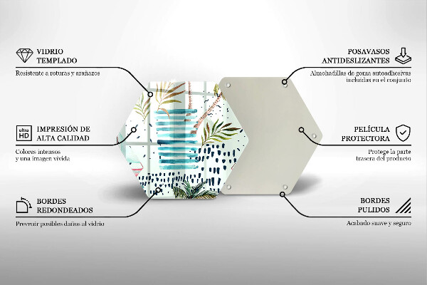 Glas Herdabdeckplatte Feiertagsillustrationen