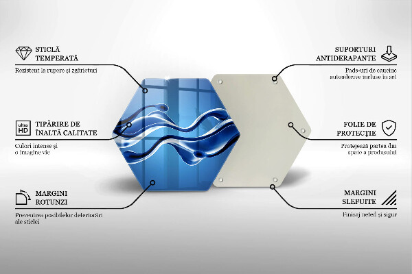 Glas Herdabdeckplatte Flüssige Abstraktion