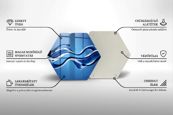 Glas Herdabdeckplatte Flüssige Abstraktion