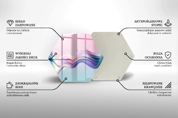 Glas Herdabdeckplatte Pastellabstraktion