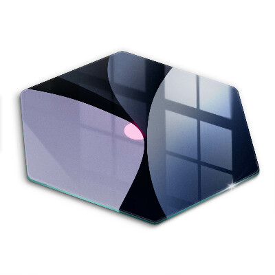 Glas Herdabdeckplatte Abstrakte Formen