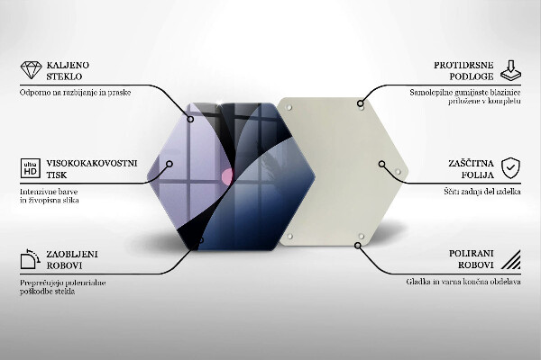Glas Herdabdeckplatte Abstrakte Formen
