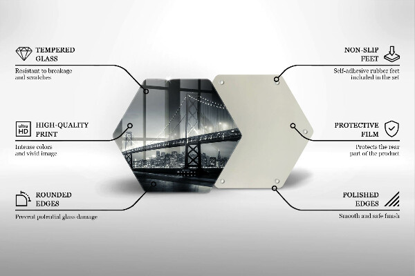 Glas Ceranfeldabdeckung Benjamin-Franklin-Brücke