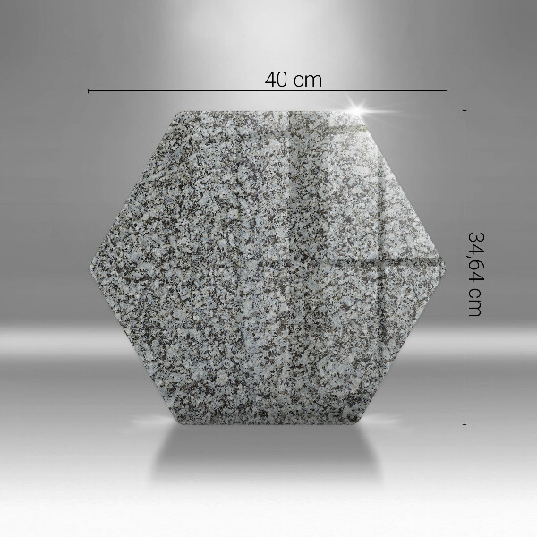Glas Herdabdeckplatte Steinstruktur