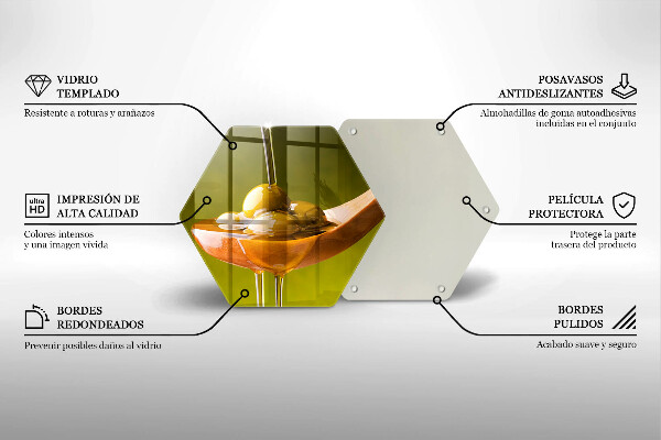 Glas Herdabdeckplatte Olivenöl und Oliven