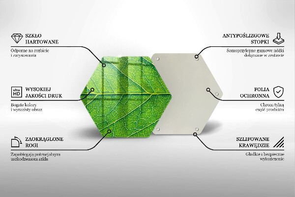 Glas Herdabdeckplatte Naturblattadern