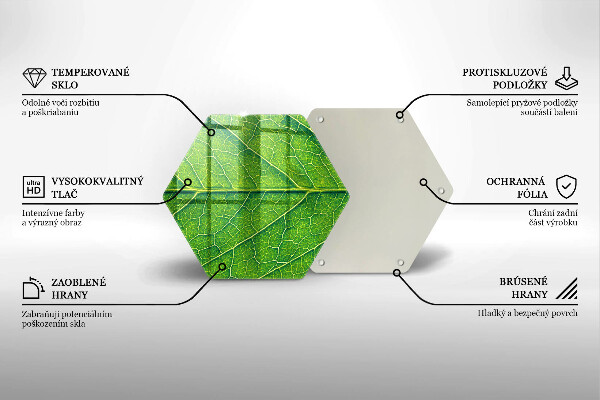 Glas Herdabdeckplatte Naturblattadern