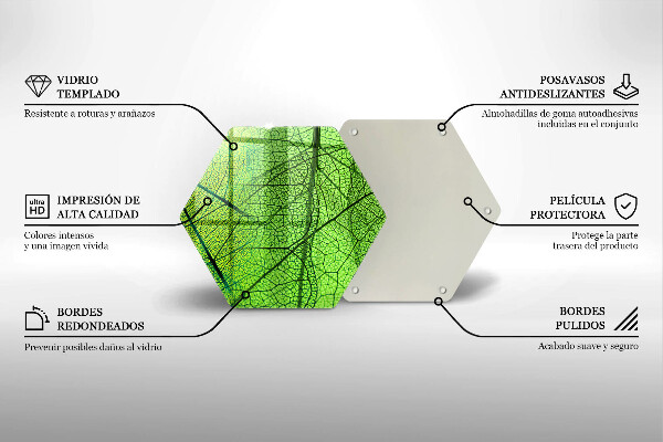 Glas Herdabdeckplatte Naturblattadern