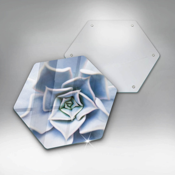 Glas Herdabdeckplatte Blumenpflanze