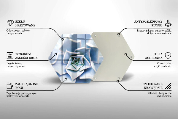 Glas Herdabdeckplatte Blumenpflanze