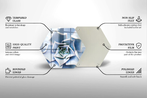 Glas Herdabdeckplatte Blumenpflanze