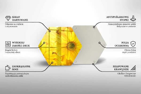 Glas Herdabdeckplatte Blütenblätter