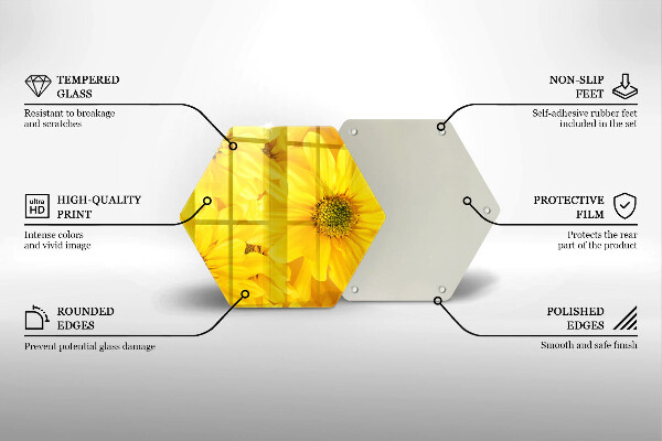 Glas Herdabdeckplatte Blütenblätter