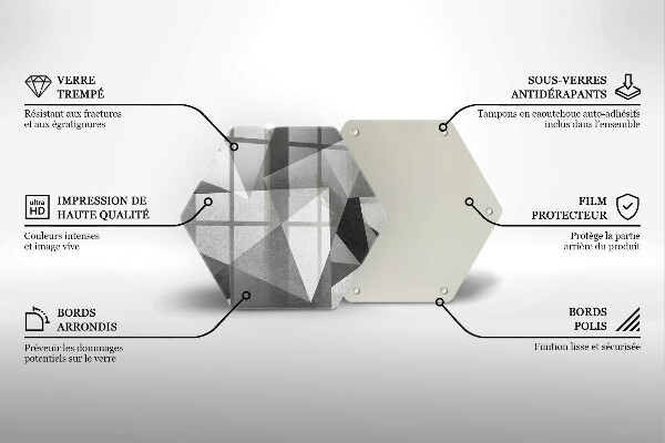 Glas Herdabdeckplatte Konkrete scharfe Abstraktion