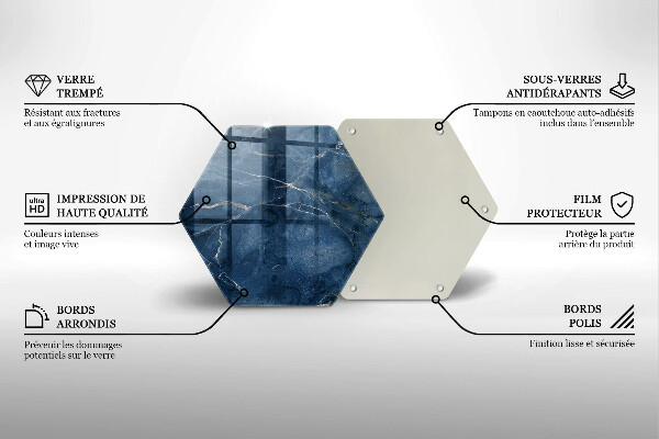 Glas Ceranfeldabdeckung Marmorsteinstruktur