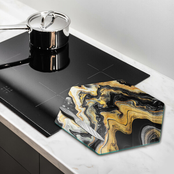 Glas Ceranfeldabdeckung Abstrakte Struktur