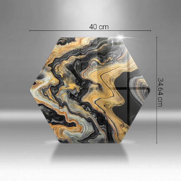 Glas Ceranfeldabdeckung Abstrakte Struktur