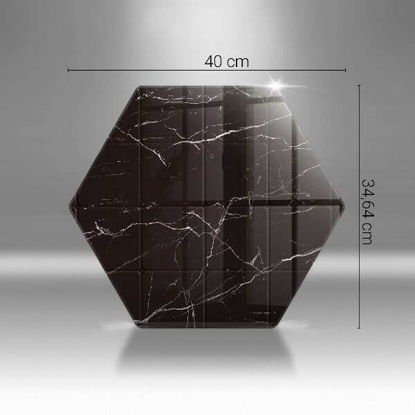 Glas Ceranfeldabdeckung Marmorfliesen