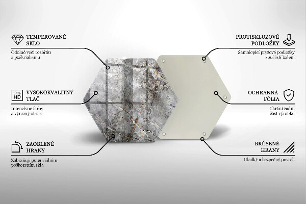 Glas Ceranfeldabdeckung Steinstruktur