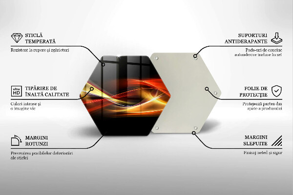 Glas Herdabdeckplatte Abstrakter Rauch und Licht