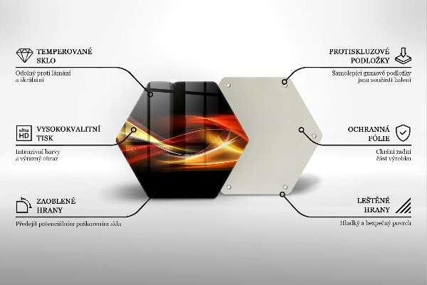Glas Herdabdeckplatte Abstrakter Rauch und Licht
