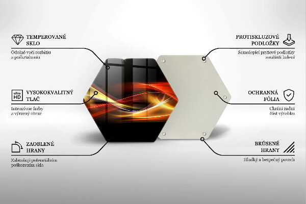 Glas Herdabdeckplatte Abstrakter Rauch und Licht