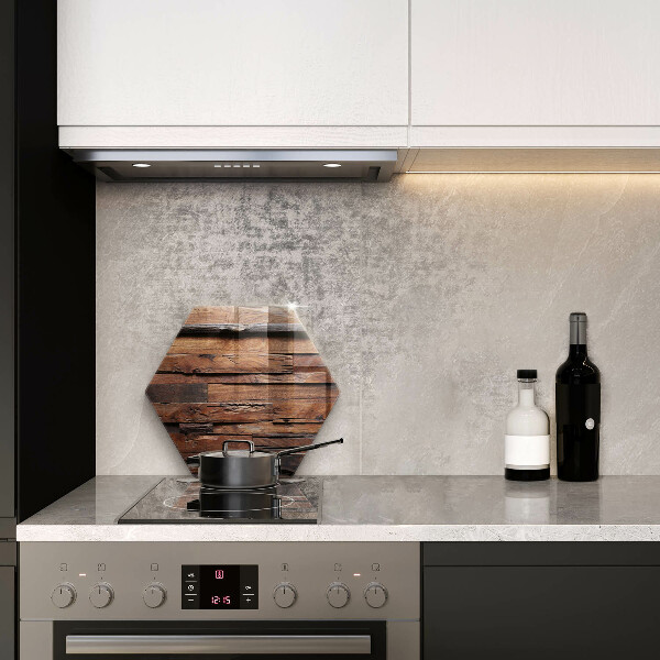 Glas Ceranfeldabdeckung Dekorative Holzbretter