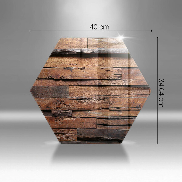 Glas Ceranfeldabdeckung Dekorative Holzbretter