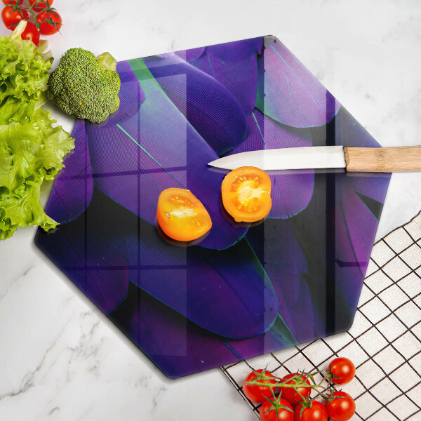 Glas Herdabdeckplatte Neonfedern