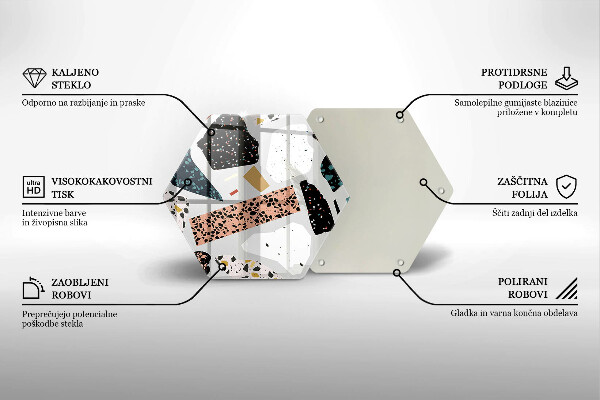 Glas Herdabdeckplatte Steingut