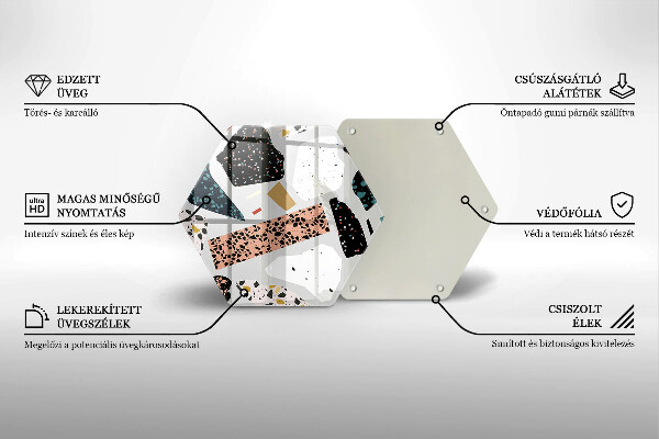 Glas Herdabdeckplatte Steingut