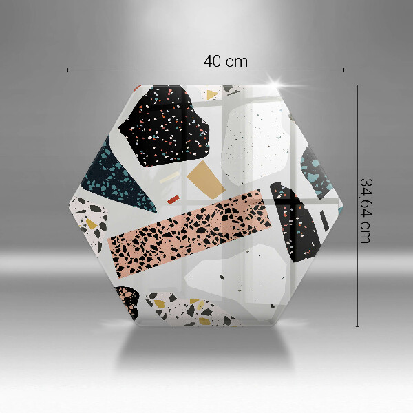 Glas Herdabdeckplatte Steingut