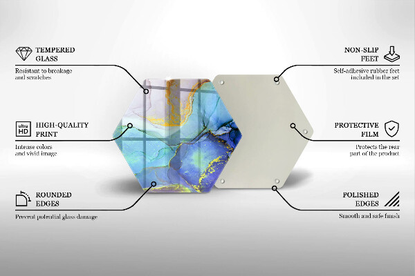 Glas Herdabdeckplatte Gebrochener Goldstein