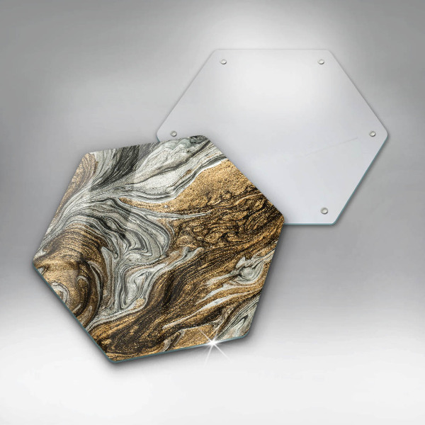 Glas Herdabdeckplatte Reichhaltige Abstraktion